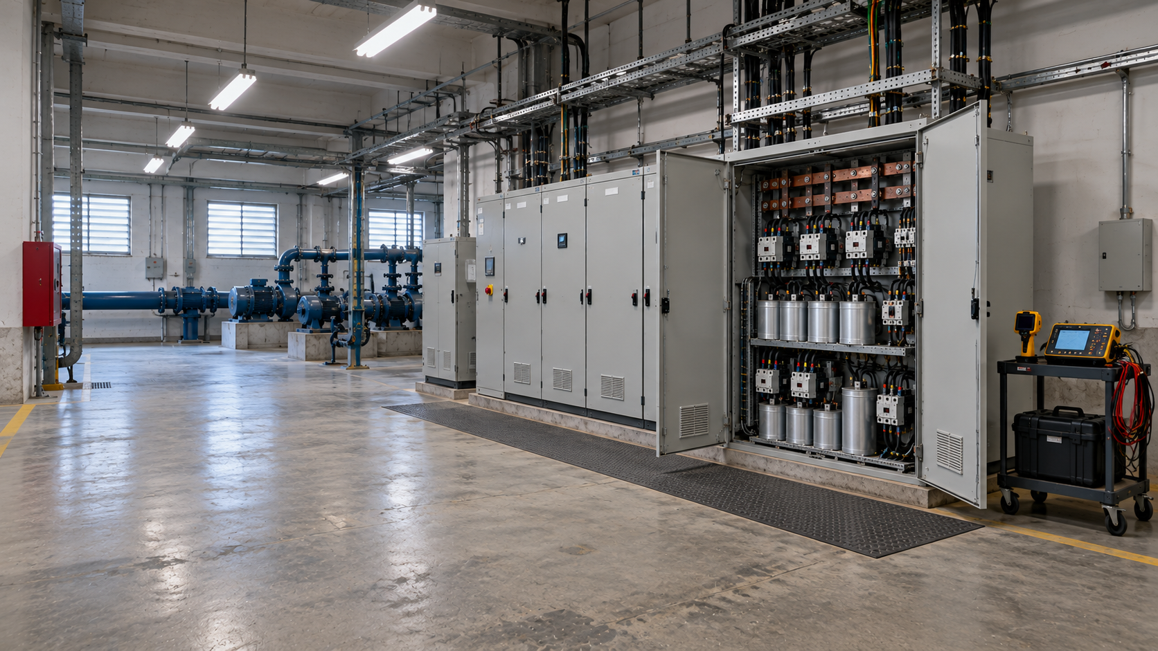 Endustriyel Elektrik Odasi Gorunumu